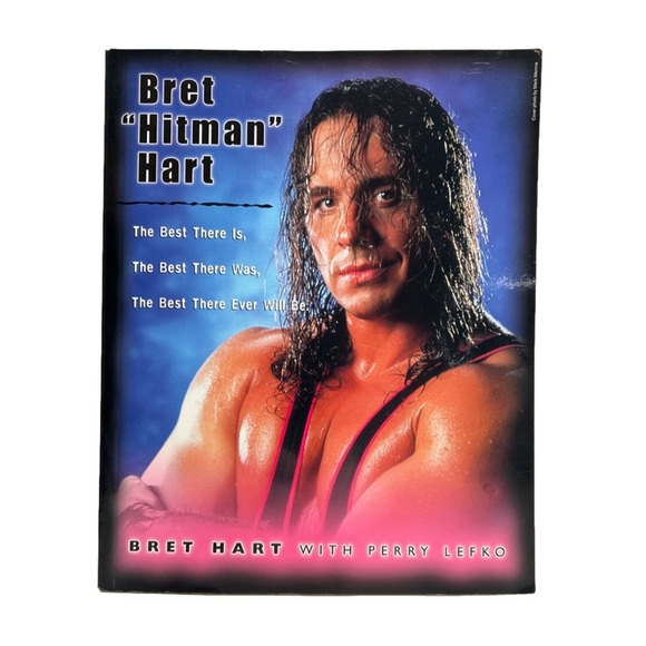 Bret Hitman Hart Softcover Fan Book With Perry Lefko - Picture 1 of 16